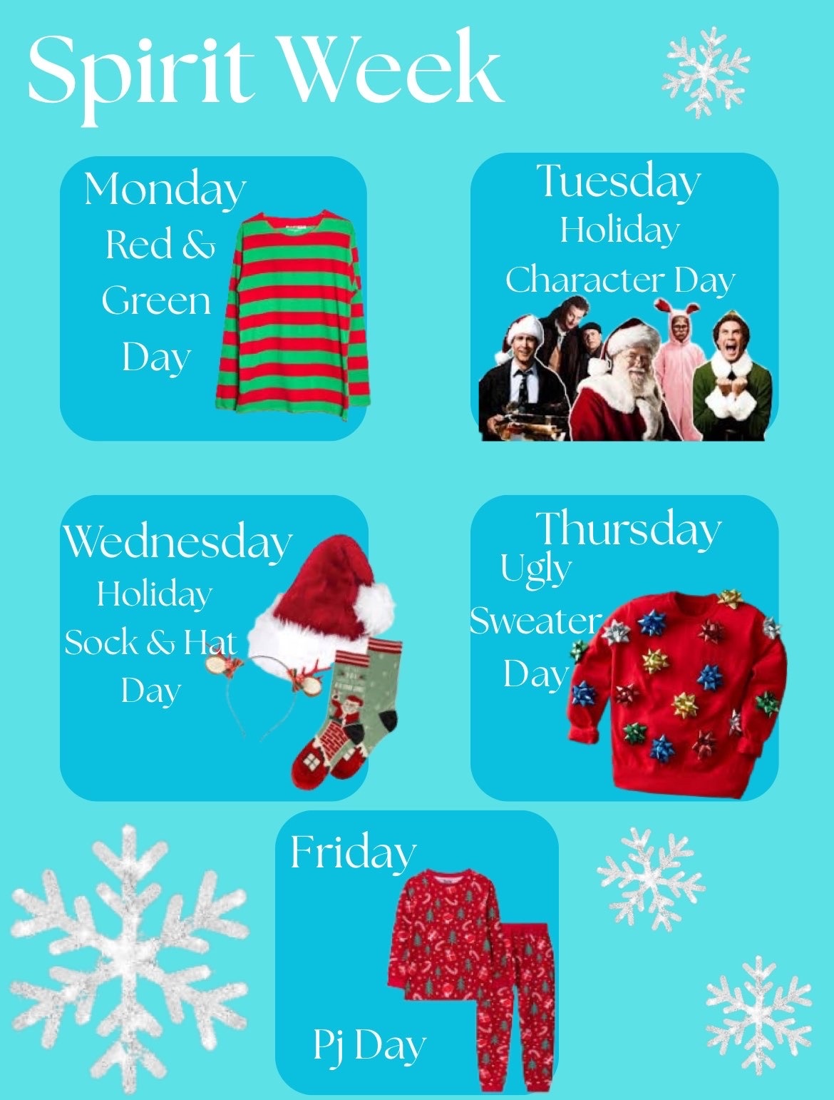 Holiday Spirit Week 2025